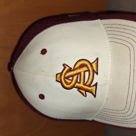 New Era Arizona State ASU Sun Devils Embroidered Logo Fitted Hat Cap S/M - Picture 2 of 8